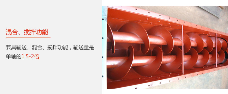 具有混合、攪拌功能，輸送量大